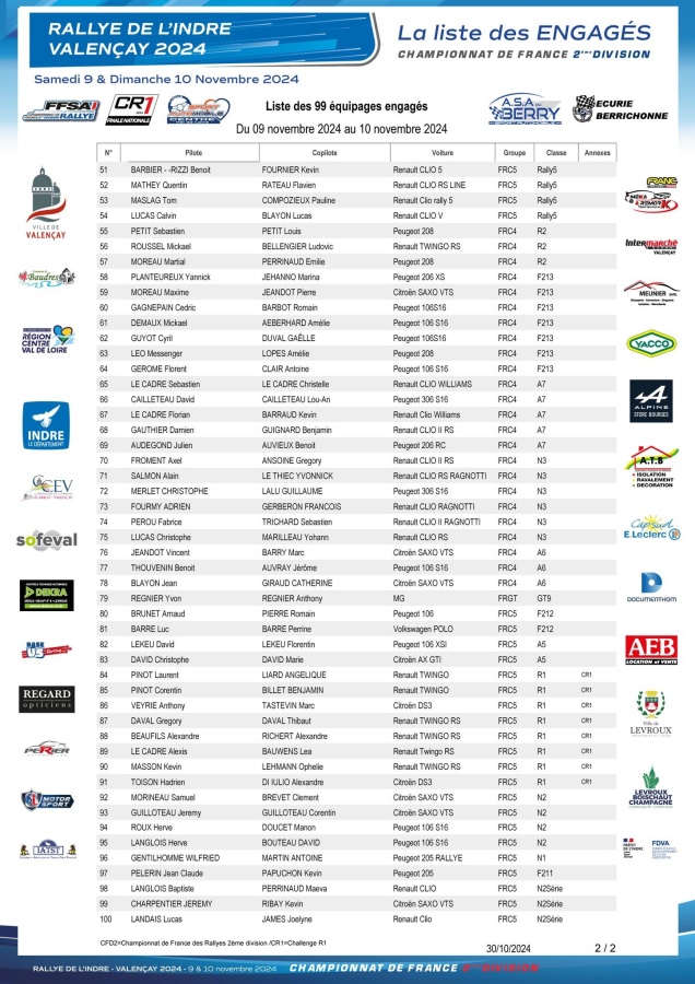 Cliquez sur l'image pour la voir en taille réelle 

Nom : 		Rallye de l’Indre – Valençay 2024 - 02.jpg 
Affichages :	0 
Taille :		224,8 Ko 
ID : 			582