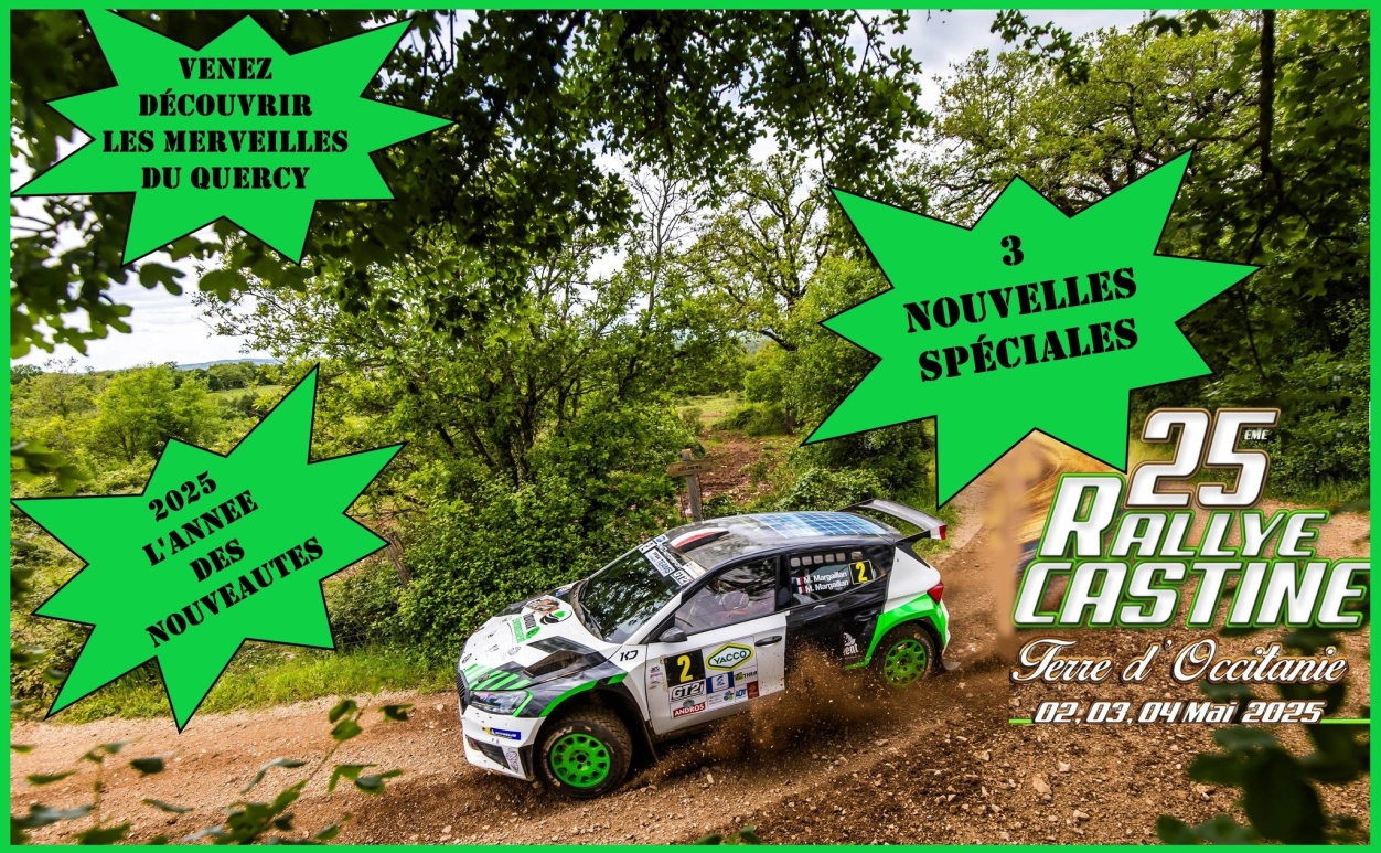 Cliquez sur l'image pour la voir en taille réelle 

Nom : 		Rallye Castine – Terre d’Occitanie 2025.jpg 
Affichages :	114 
Taille :		605,6 Ko 
ID : 			731